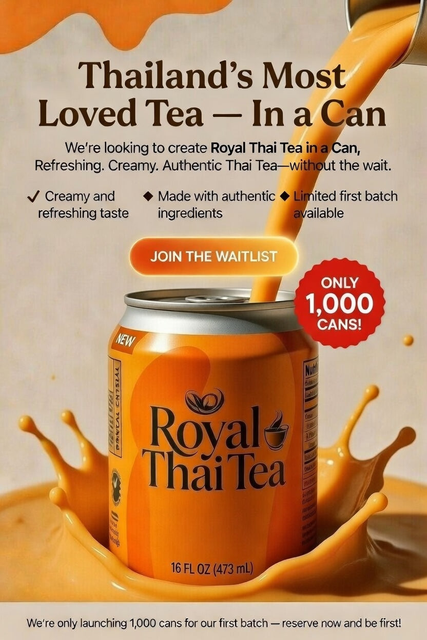 Canned Thai Tea